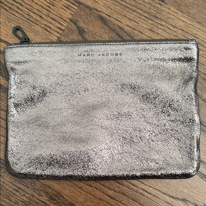 Marc Jacobs Metallic Silver Clutch